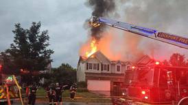 Lockport residents escape house fire apparently caused by lightning strike