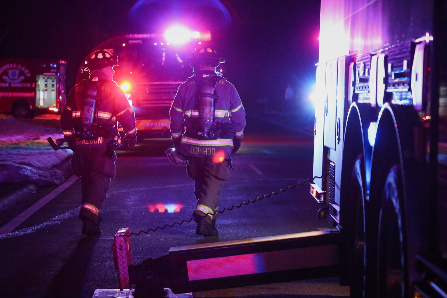 The Crystal Lake Fire Rescue Department responded to a kitchen fire at 125 Deer Run in Crystal Lake on Tuesday, Feb. 7, 2023.