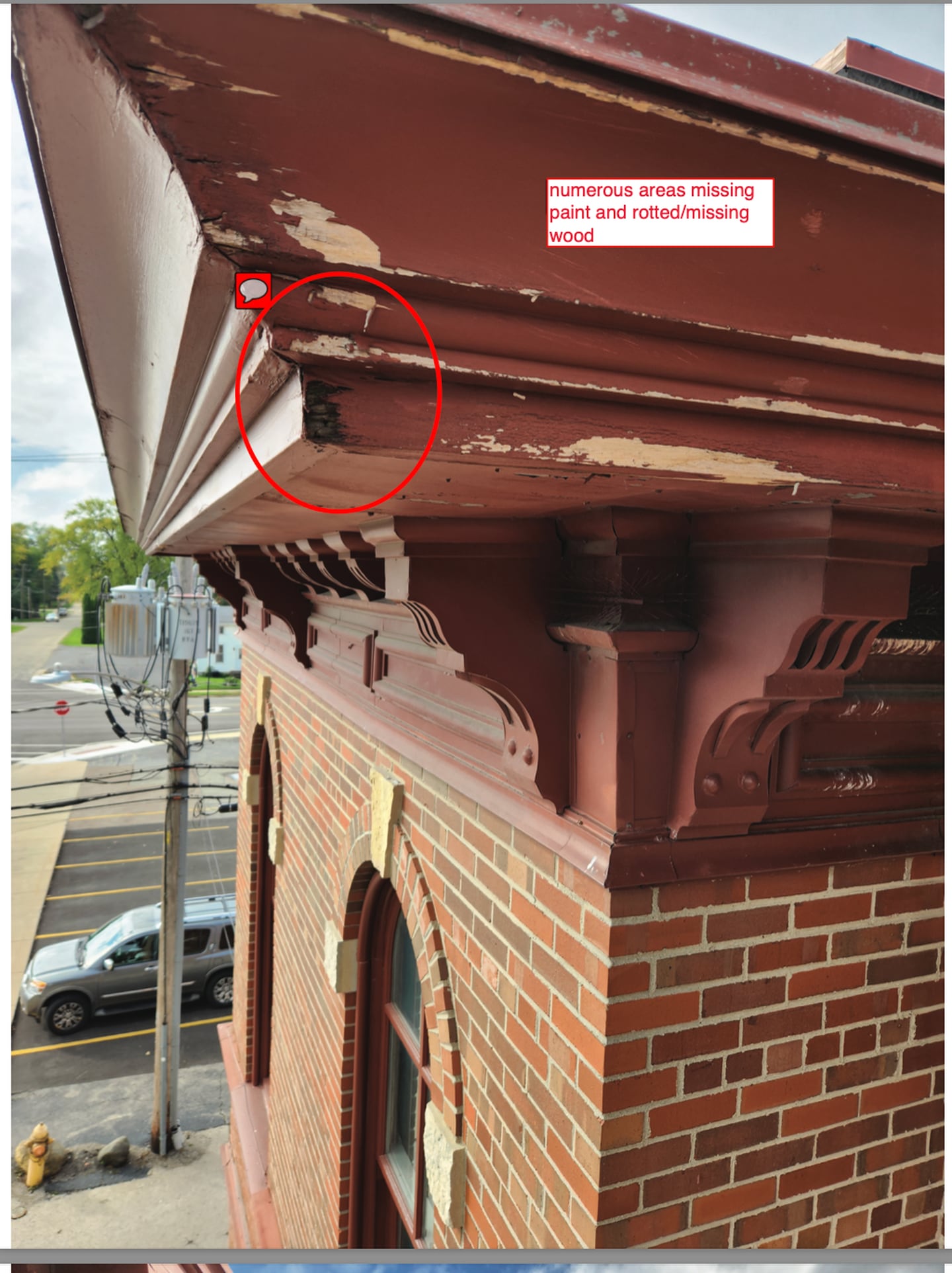 Part of the roof along with the gutters on the historic Sandwich Opera House need to be replaced.