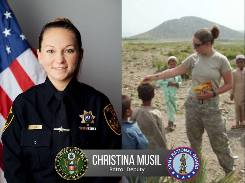 DeKalb County Sheriff's Deputy Christina Musil, 35, a five-year member of the office, was killed Thursday, March 28, 2024, after her squad car was rear-ended by a truck, according to the Illinois State Police. Musil also was a military veteran who served in Afghanistan, the sheriff's office said.