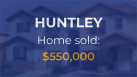Huntley: Condominium goes for $550,000