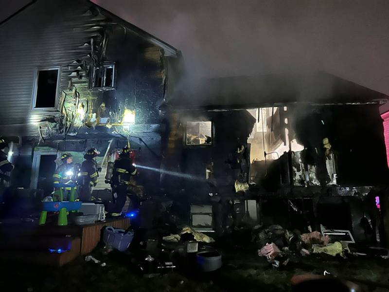 A home in Lake in the Hills is left uninhabitable after a fire broke out in the house Sunday evening, according to the Algonquin-Lake in the Hills Fire Protection District.