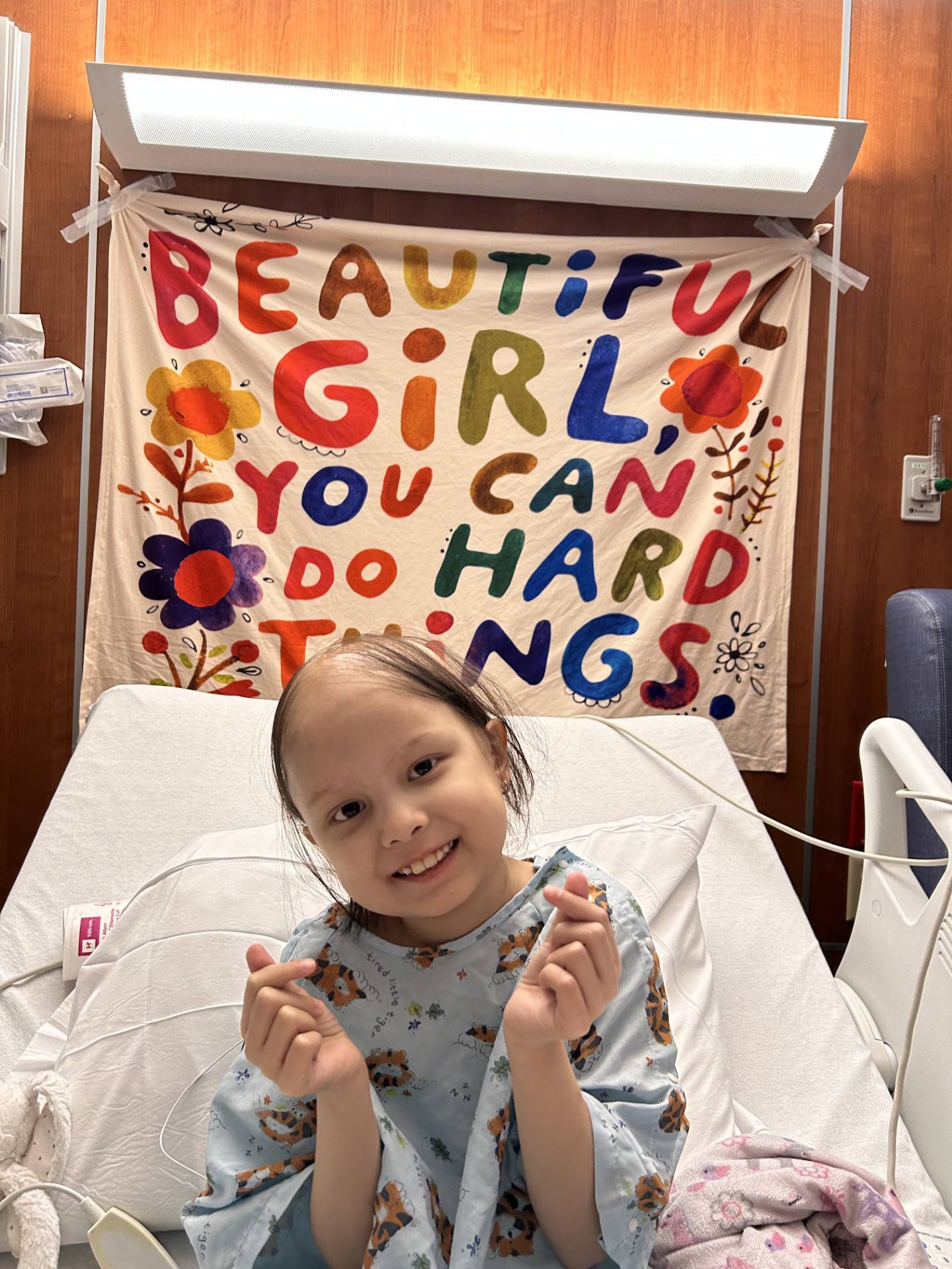 Lilley Sloniker during one of her numerous hospitalizations last year.