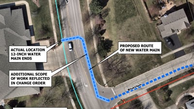 Extra $100k needed to connect Heartland Meadows homes in Yorkville to new water pipes