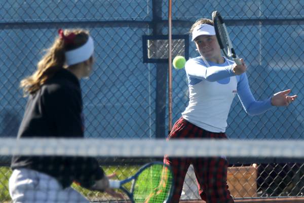 2025 Northwest Herald Girls Tennis Players of the Year: Marian Central’s Jenna Remke and Julia Lukey