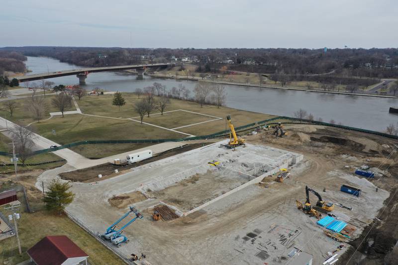 A view of the new riverfront YMCA on Wednesday, March 15, 2023 in Ottawa. Construction on the $25.7 million,  67,000-square-foot riverfront YMCA continues to progress. The new facility is expected to be completed in the spring of 2024.