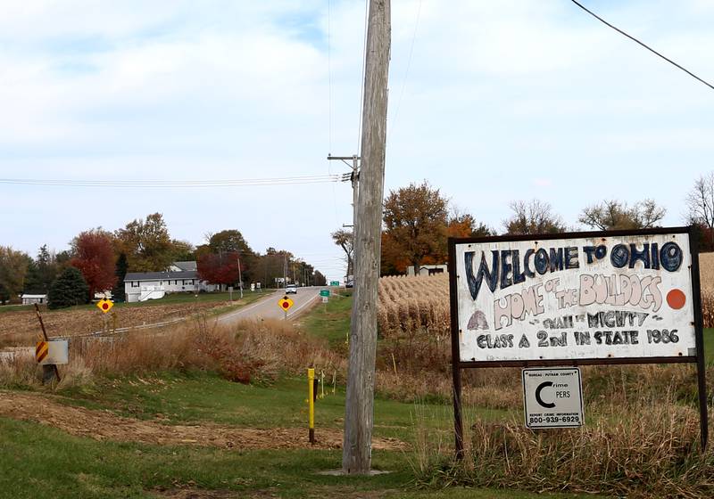 Welcome to Ohio, Ill. sign.