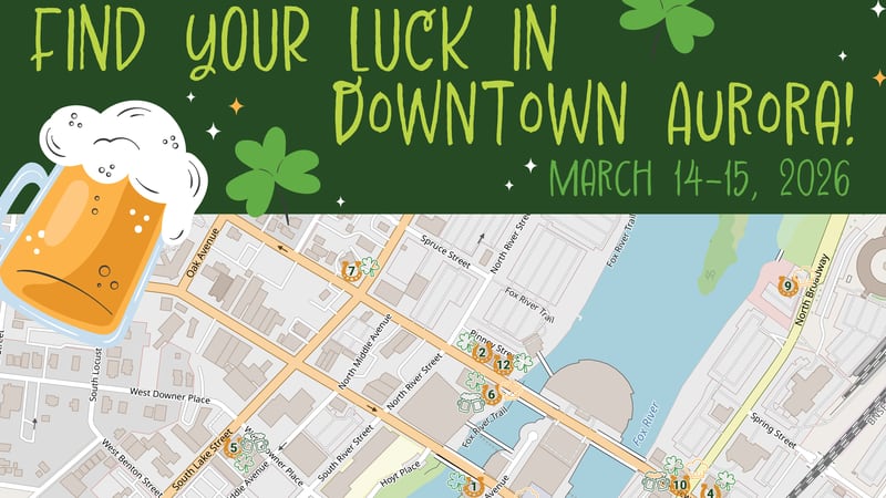 City of Aurora, Aurora Downtown District host ‘Find Your Luck’ event for St. Patrick’s Day weekend 