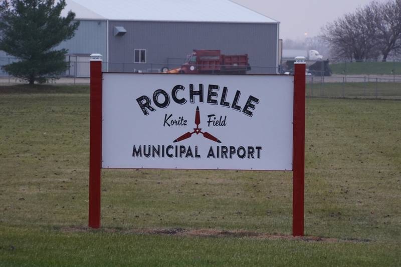 The Rochelle Municipal Airport at 1201 E. Gurler Road in Rochelle.