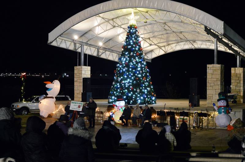 The names of more than 800 loved ones were read off during Rock Falls’ annual Love Light Tree ceremony in front of a live Christmas tree on Friday, Nov. 17, 2023, at RW&B Park.