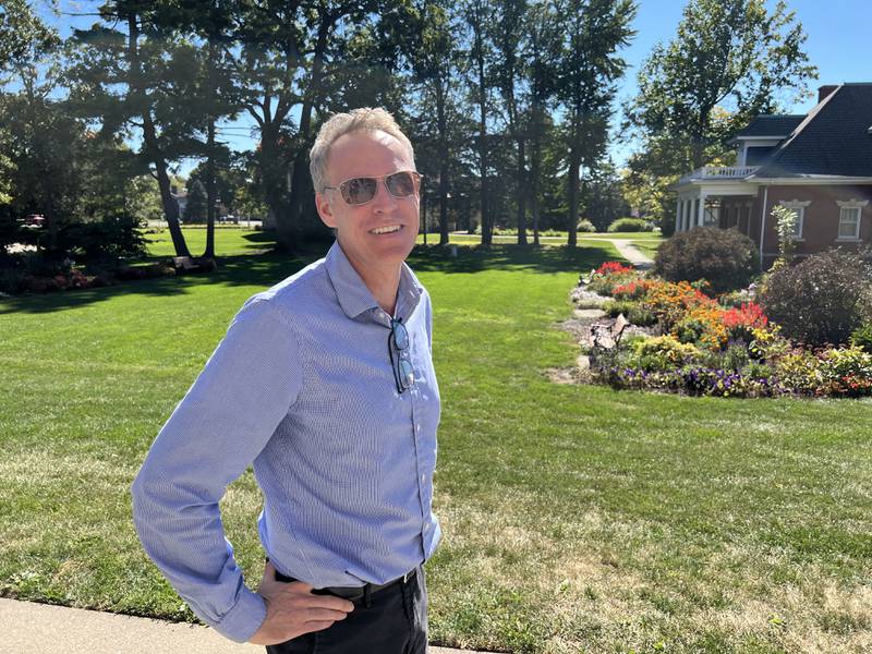 Brian Reis walks through the Ellwood House facility on Oct. 3 2022.