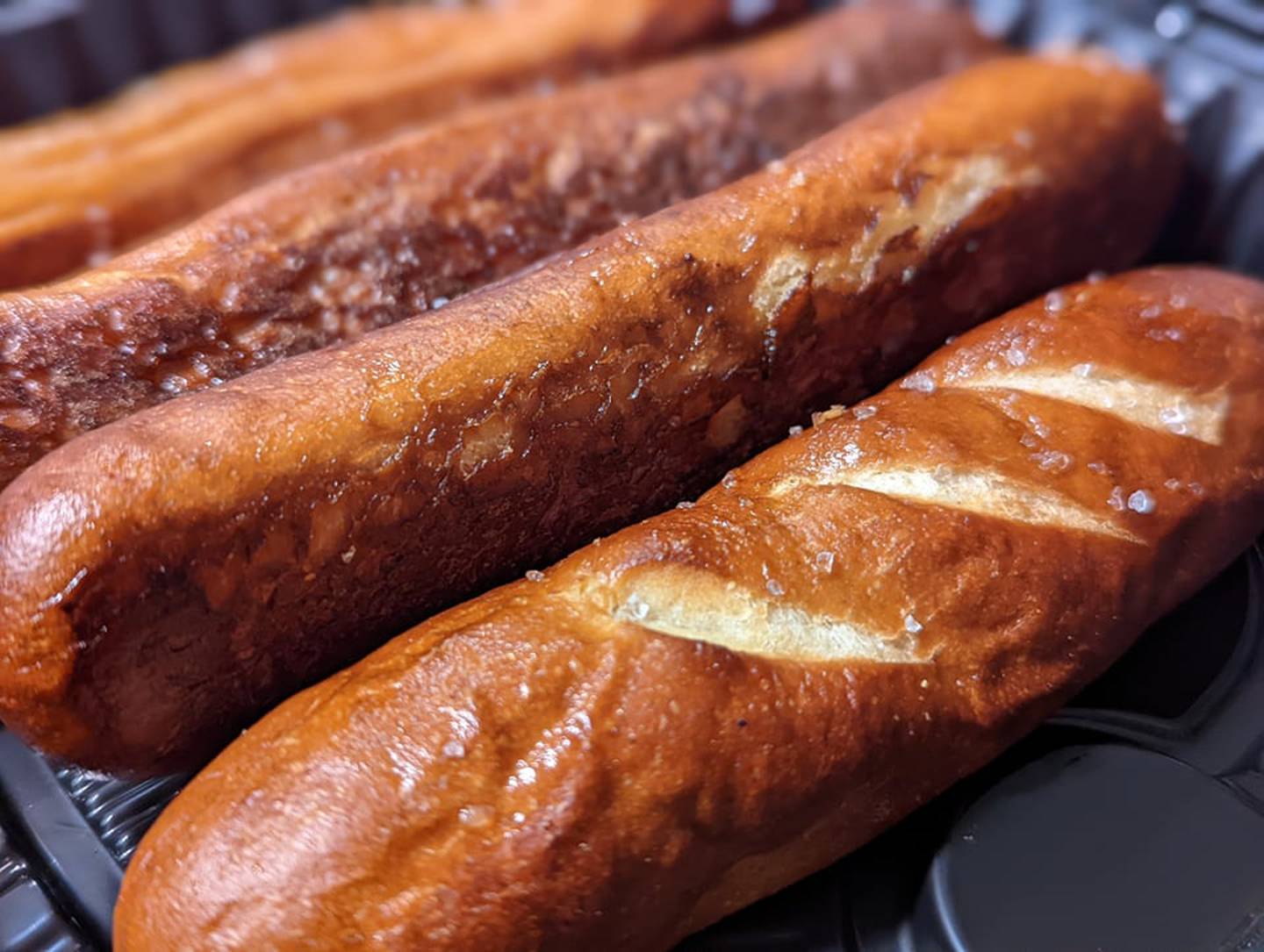 These pretzel sticks from Skooter's RoadHouse in Shorewood were served soft and warm with plenty of salt.