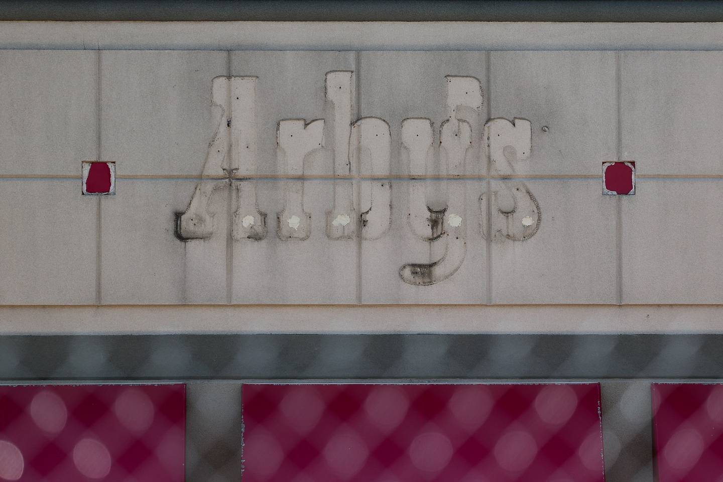 A fence was put up and signage was taken down at Arby’s on Route 59 on Monday July 1, 2024 in Plainfield.