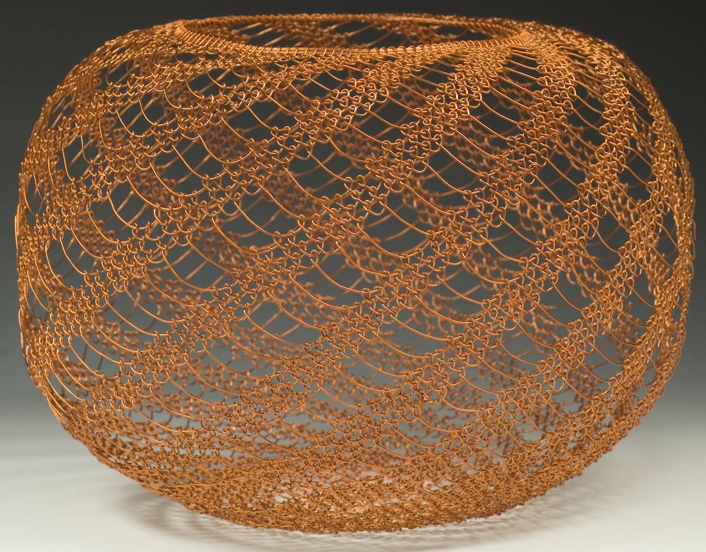 3D wire needle lacing art piece created by artist Suzanne Shafer-Wilson