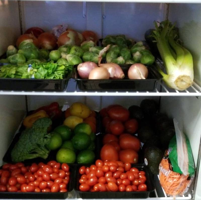 Pictured is a variety of fresh fruits and vegetables.