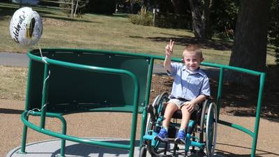 Photos: Princeton Park District unveils new playground at Zearing Park 