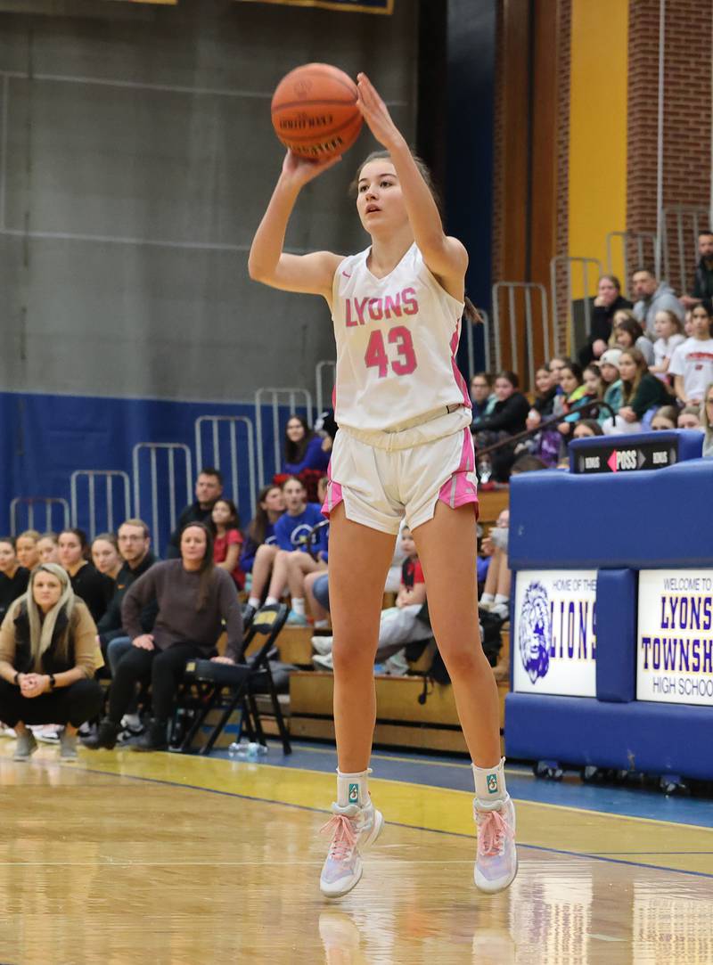 Photos Lyons Township girls basketball hosts Downers Grove North