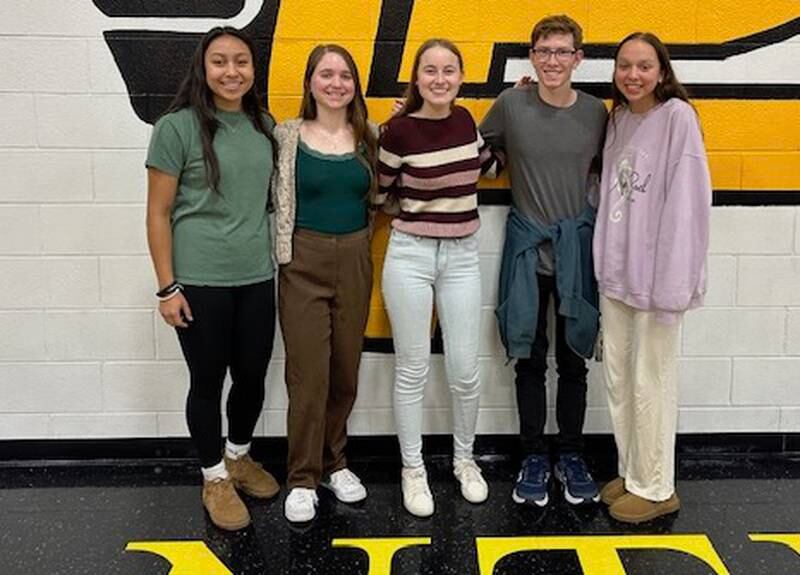 Five students from the Putnam County High School graduating class of 2025 have been designated as Illinois State Scholars.  They are Emelia Bouxsein, Enzo Holocker, Lisa Myres, Anna Sandberg and Valeria Villagomez.