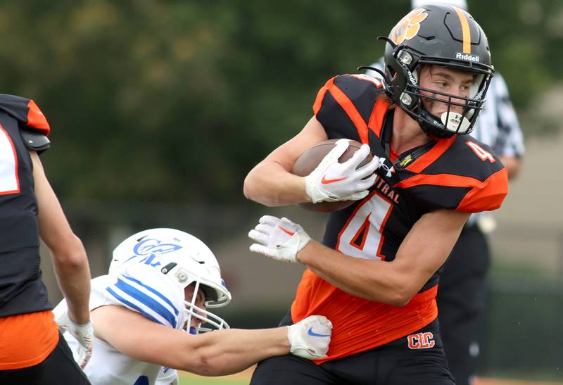 Crystal Lake Central’s Burlington Central’s in varsity football at Crystal Lake Saturday.