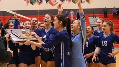 Photos: Nazareth vs. Geneva volleyball, Class 3A Timothy Christian Sectional final