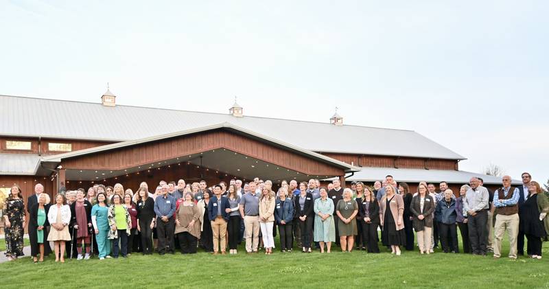 The Princeton Area Chamber of Commerce hosted its annual dinner Thursday  at the Barn at Hornbaker Gardens, honoring local businesses and volunteers for their commitments over the past year.