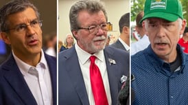 Republican candidates for governor — minus Bailey — try to distance themselves