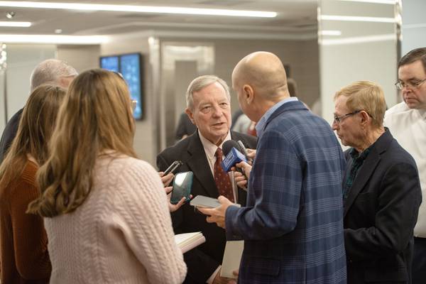 Durbin talks ag policy with Illinois farmers
