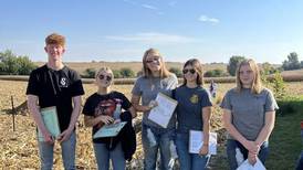Rochelle High School’s FFA Land Use Evaluation team places 2nd