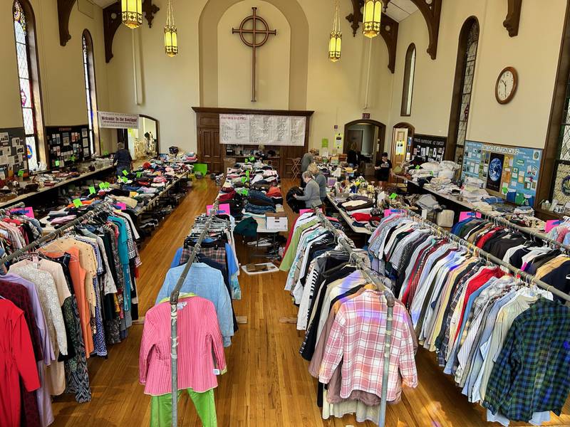 United Methodist Church of Geneva will host its spring rummage sale starting Thursday, April 25, and ending Saturday, April 27.