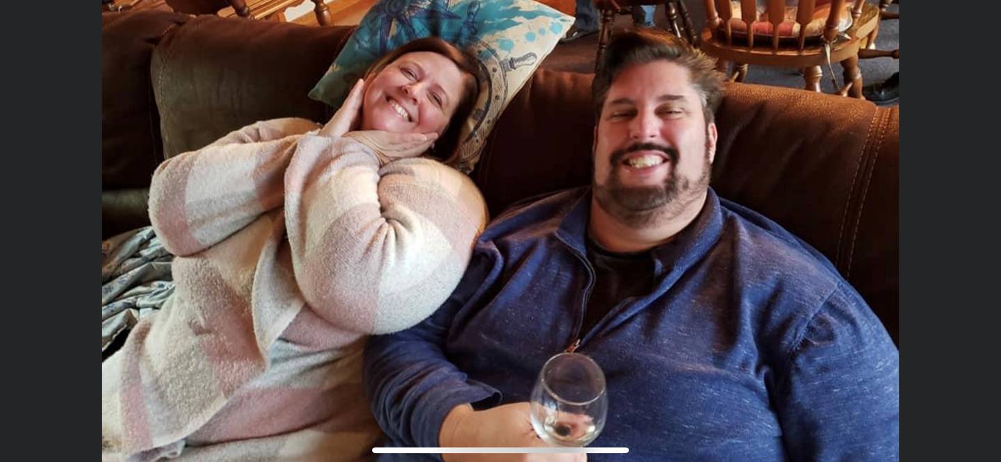 Susanna and James Ellexson of Bolingbrook both underwent weight-loss surgery hours apart on the same day in 2020, by the same surgeon at Silver Cross Hospital in New Lenox. Together have lost more than 350 pounds.