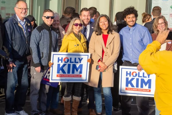 Comptroller Susana Mendoza endorses Holly Kim to be her successor