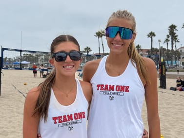 Huntley’s Izzy Whitehouse, Crystal Lake South’s Logan Georgy find future in beach volleyball