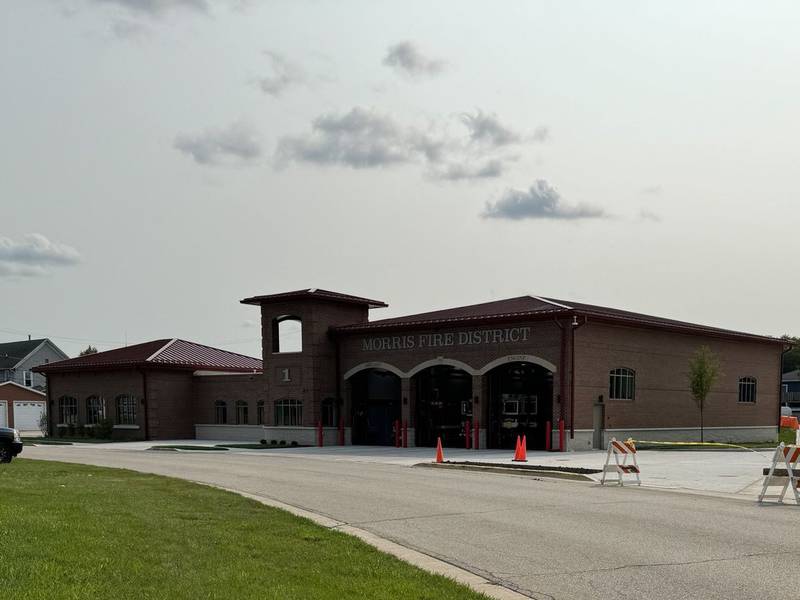 The new Morris Fire Station at 200 Armstrong St., Morris.