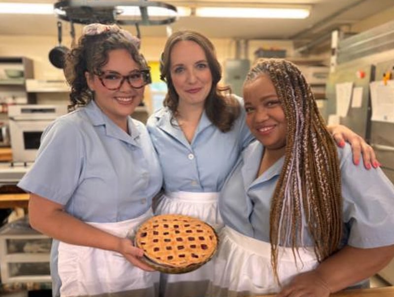 (From left) Rachel Da Silva, Emily Gardenhire and Tammie Harris star in Timber Lake Playhouse's production of "Waitress".