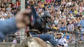 Carroll County Fair rodeo action
