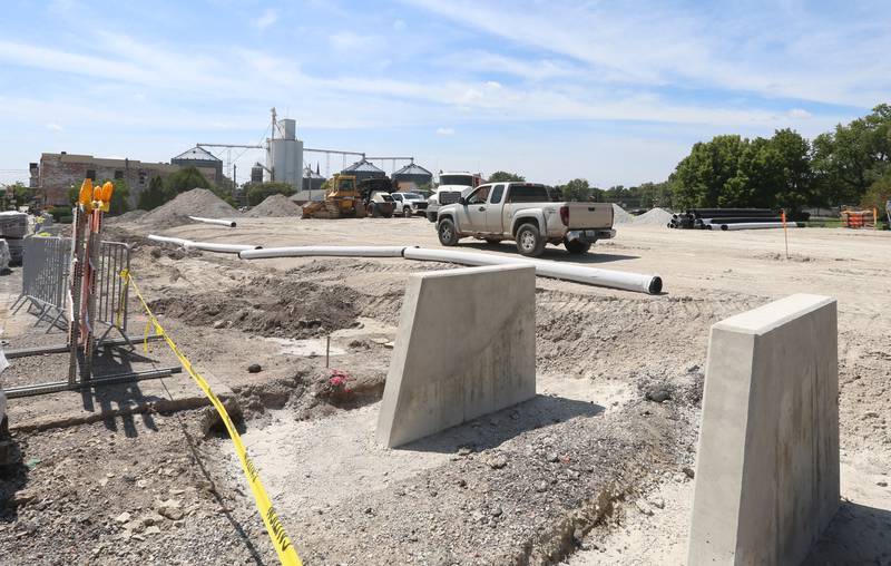A view of one of the entrances for the "Market on Mill" retail plaza on Tuesday, Aug. 13, 2024 downtown Utica.