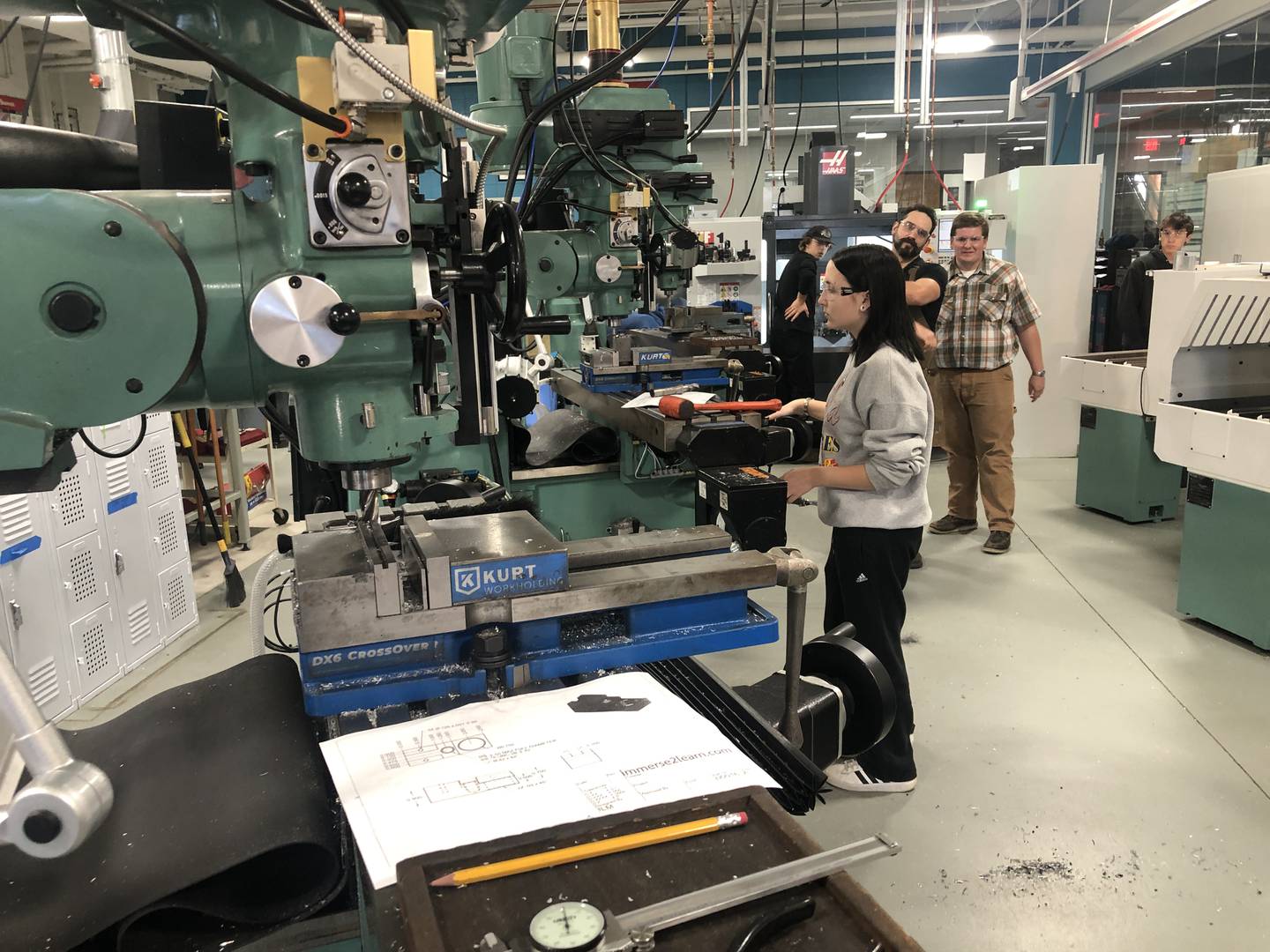 Students in McHenry High School's Manufacturing I class on Wednesday, Oct. 2, 2024. Students there can earn hours at McHenry County College, now paid for through a McHenry Rotary grant.