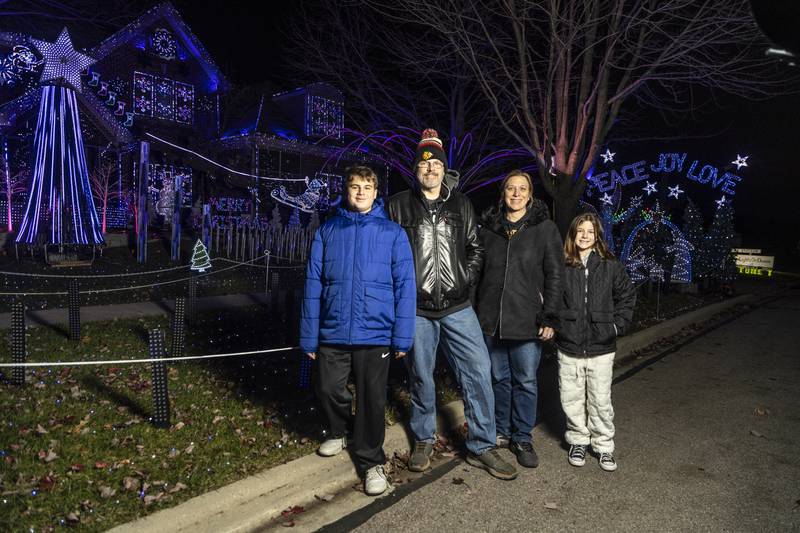 The Foy family decorates their home for Christmas every year with different light displays that syncs with music on an FM radio channel. This year they will be featured on  on ABC's The Great Christmas Light Fight for their display on 969 Ekman Drive in Batavia.