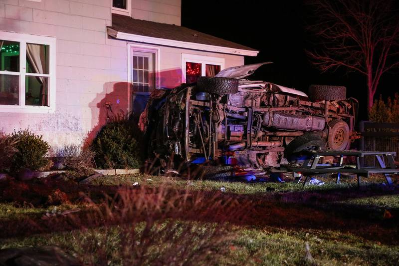 Two teens suffer life-threatening injuries from single-vehicle crash Wednesday evening near Woodstock.