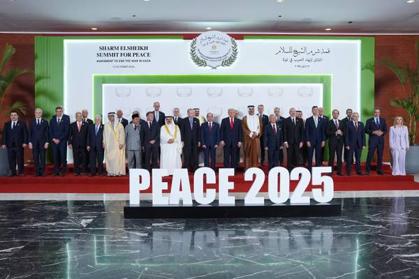 Egyptian president says Trump’s Mideast proposal is ‘last chance’ for peace in the region