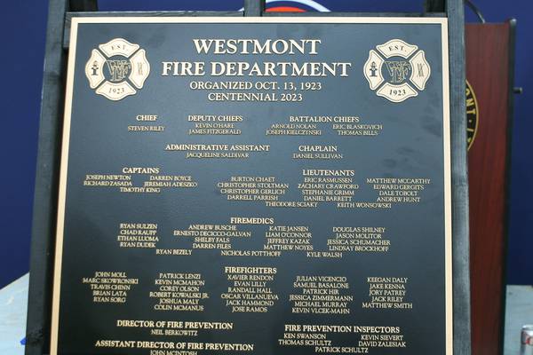 Westmont Fire Department to hold Sept. 20 open house