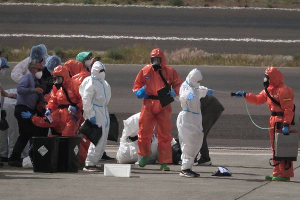 2 passengers test positive for hantavirus as a third shows symptoms after cruise ship evacuation
