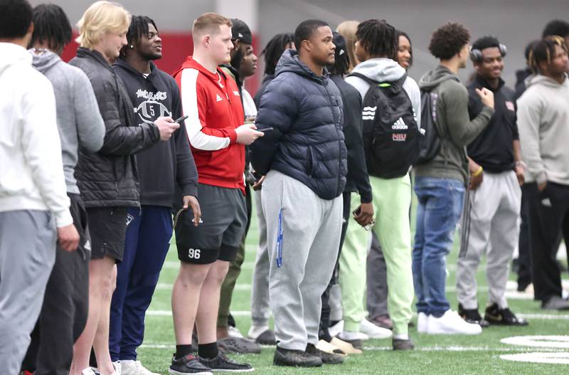 Photos Local football players pursue NFL dreams at NIU pro day Shaw