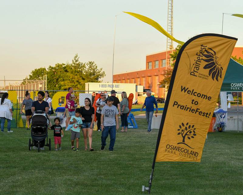 The Oquendo family of Oswego came out to enjoy the evening at PrairieFest on Friday June 17, 2022 in Oswego.