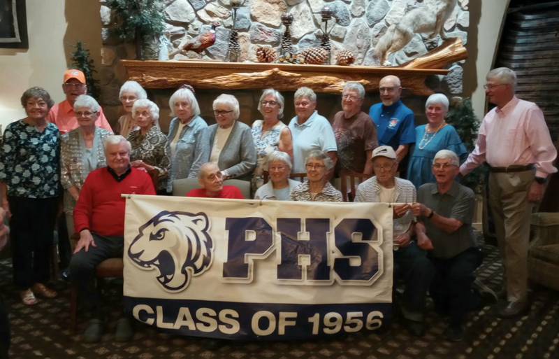The Princeton High School Class of 1956 held its yearly class reunion during Homestead Festival weekend. The group celebrated with two dinners in Princeton as classmates traveled from near and far to attend.