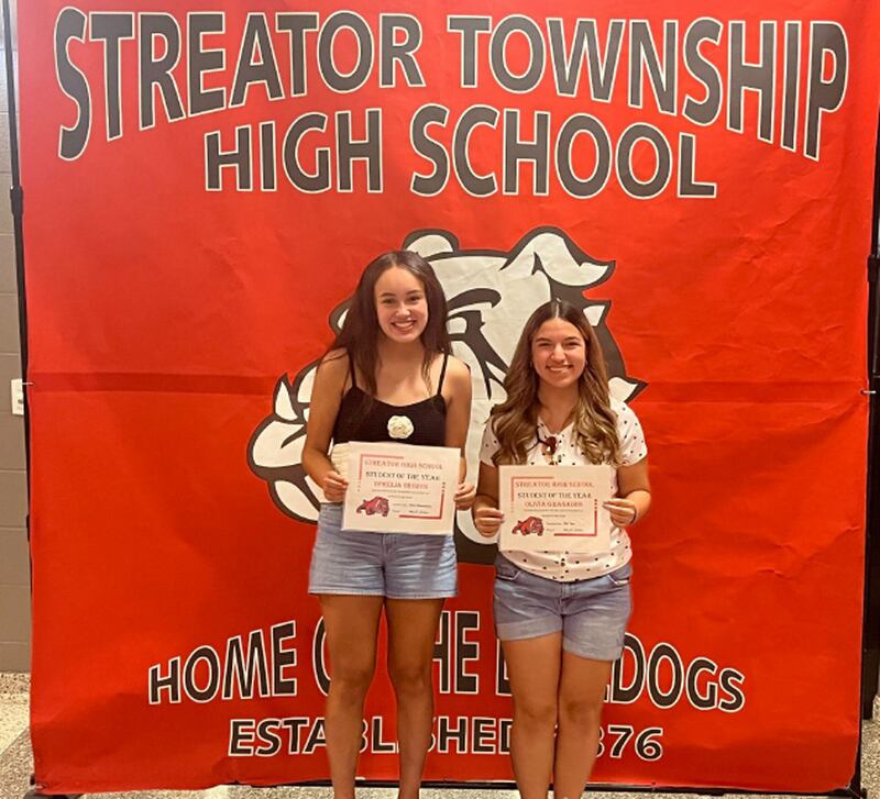 Streator High School honored its 2023-2024 students of the year Tuesday, June 25, 2024. Ophelia Orozco, Science Department student of the year, and Olivia Granados, Fine Arts Department student of the year, were honored in their respective departments. With the board meeting scheduled during summer vacation, other student winners were not present.