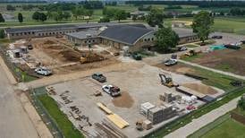 Photos: Henry-Senachwine High School begins academic wing addition construction