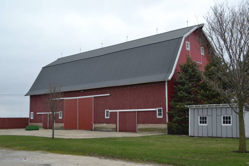 The Koenig Barn, the eighth stop on the 2022 DeKalb County Barn Tour, located on Shabbona Grove Road in Hinckley.