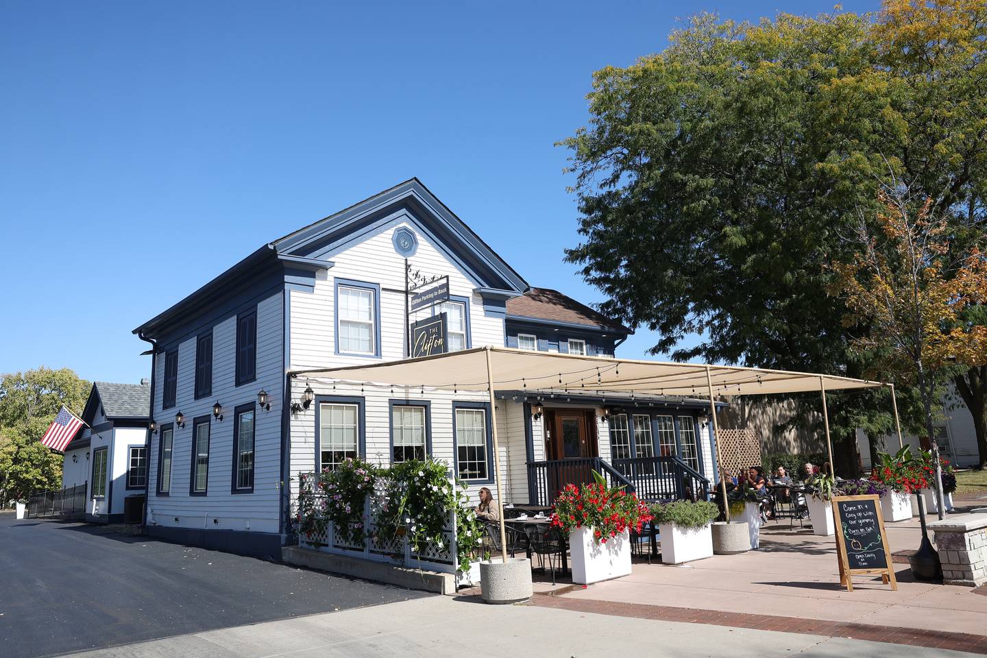 The Clifton bar and wood fire kitchen on Thursday, Oct. 10, 2024 in Plainfield.
