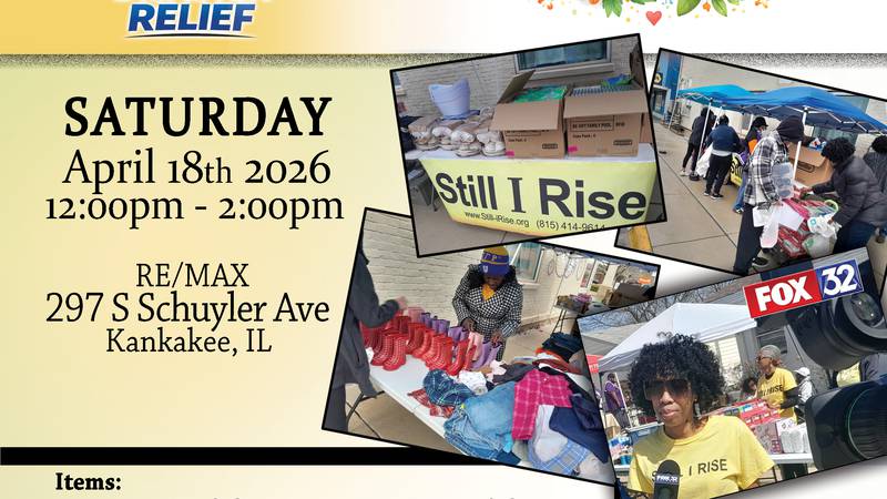 Still I Rise distributes free supplies to tornado-affected families on Saturday, April 18
